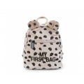 Childhome detský batoh My First Bag Canvas Leopard