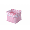 Kikadu textilná krabica ružová